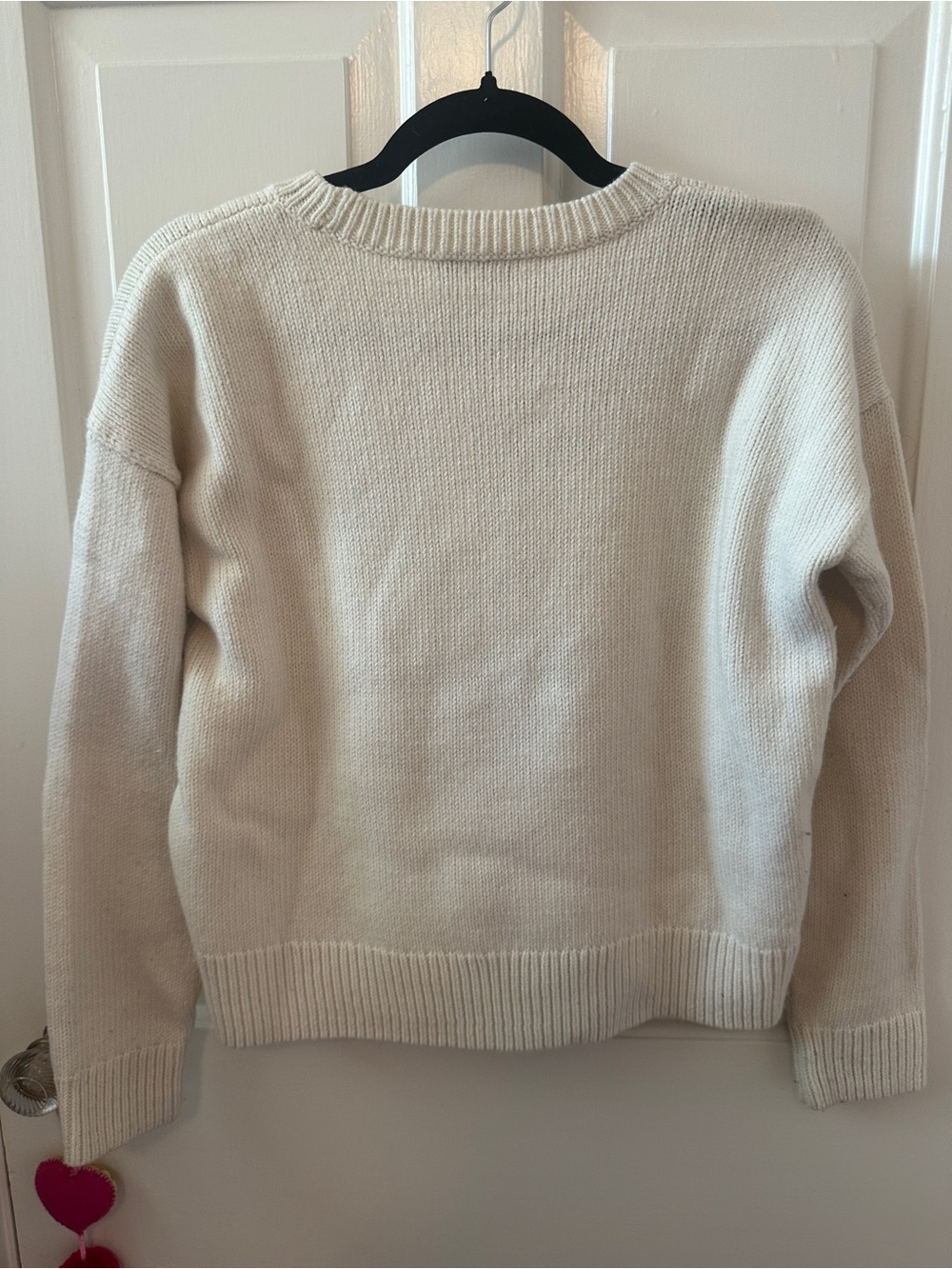 Madewell Cream Knit Face Sweater - Picture 6 of 8